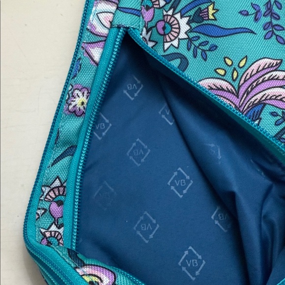 Floral Teal Sling Bag- Vera Bradley - Picture 5 of 6